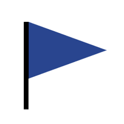 Blue flag for Community Rowing, Inc.